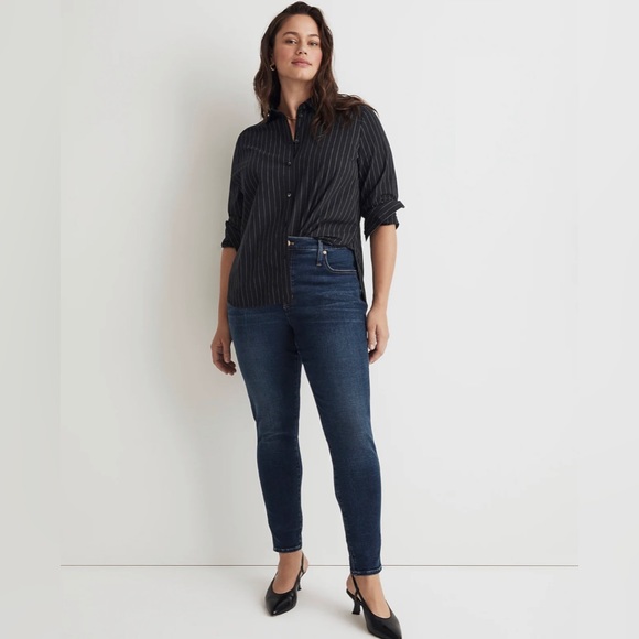 Nwt Madewell 10" High-Rise Skinny Jeans W 37 - Picture 1 of 14